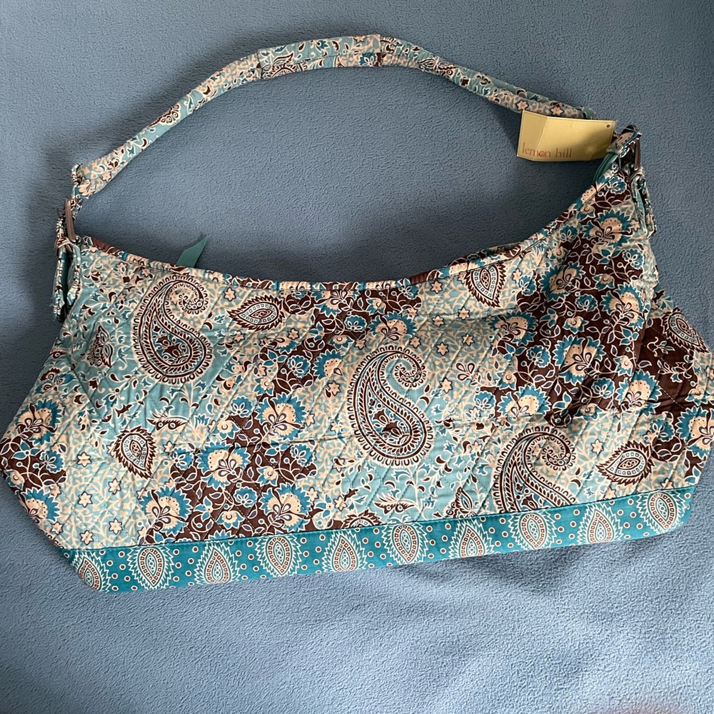 Lemon Hill quilted tote bag - NWT